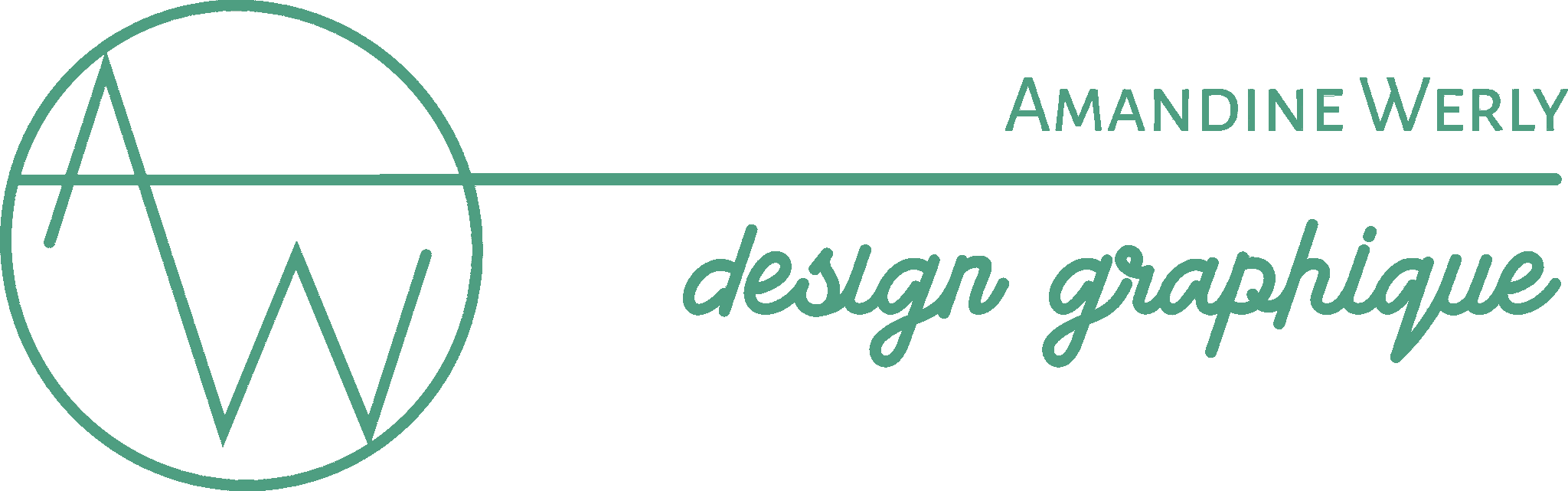 logo de AW design graphique